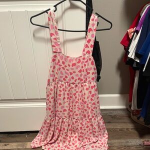 Francesca’s dalmatian print dress